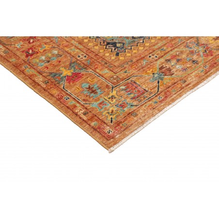 Tappeto Tribal Pakistan arancione grigio 171x244