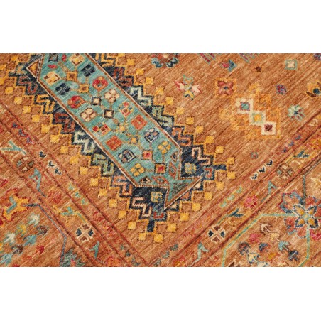 Tappeto Tribal Pakistan arancione grigio 171x244