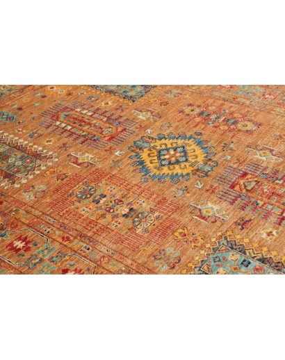 Tappeto Tribal Pakistan arancione grigio 171x244