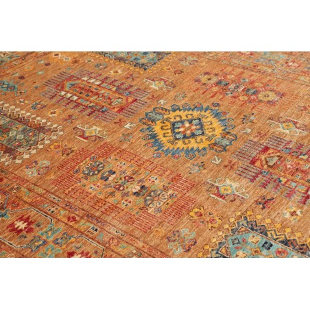 Tappeto Tribal Pakistan arancione grigio 171x244