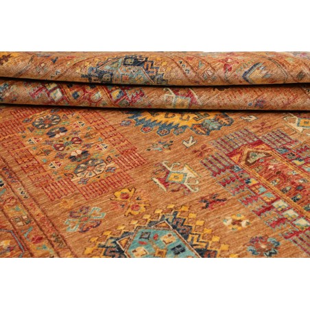 Tappeto Tribal Pakistan arancione grigio 171x244