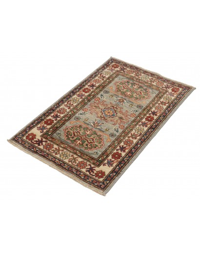 Tappeto Kazak Fine Pakistan azzurro beige 64x95