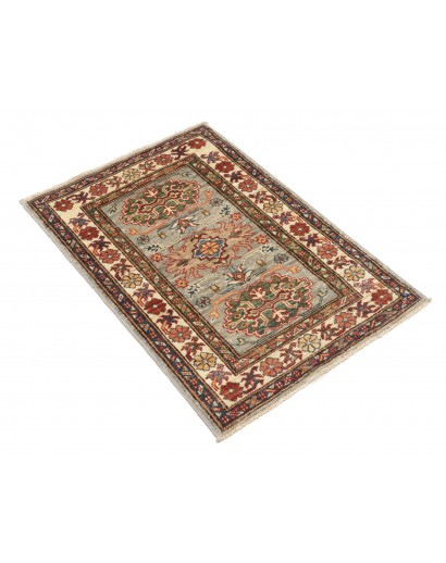 Tappeto Kazak Fine Pakistan azzurro beige 64x95