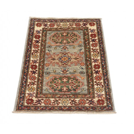 Tappeto Kazak Fine Pakistan azzurro beige 64x95