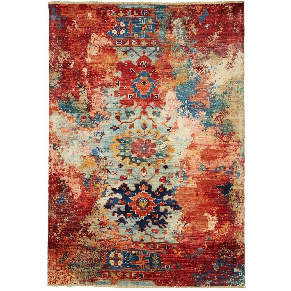 Tappeto Mona Pakistan rosso marrone 120x168