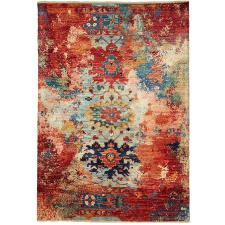 Tappeto Mona Pakistan rosso marrone 120x168