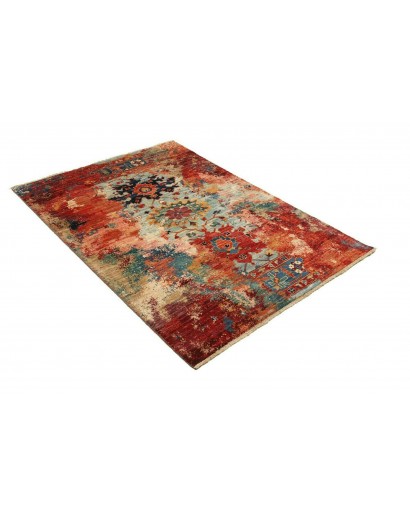 Tappeto Mona Pakistan rosso marrone 120x168