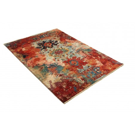 Tappeto Mona Pakistan rosso marrone 120x168