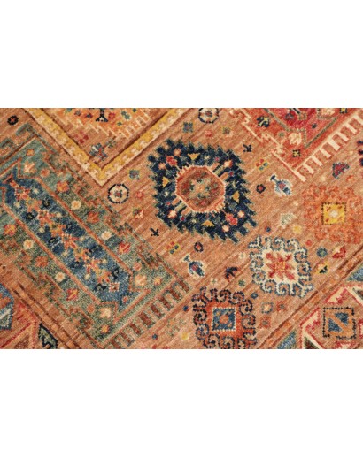 Tappeto Tribal Pakistan marrone grigio 77x126