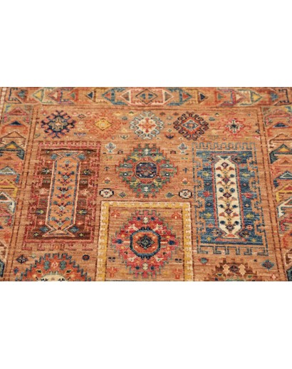 Tappeto Tribal Pakistan marrone grigio 77x126