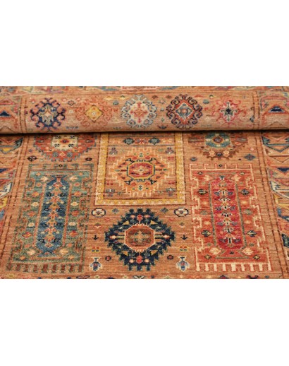 Tappeto Tribal Pakistan marrone grigio 77x126