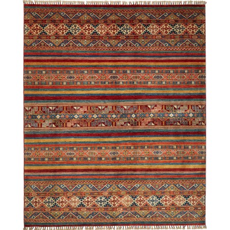 Tappeto Samarkand Pakistan marrone grigio 198x246