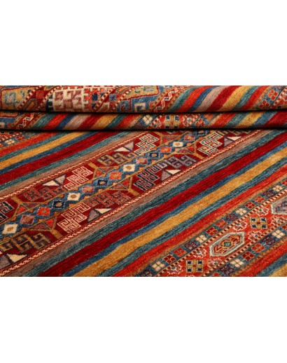 Tappeto Samarkand Pakistan marrone grigio 198x246