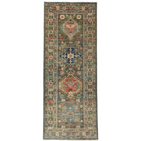 Tappeto Tribal Pakistan azzurro marrone 78x203