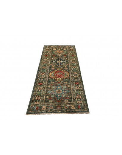 Tappeto Tribal Pakistan azzurro marrone 78x203