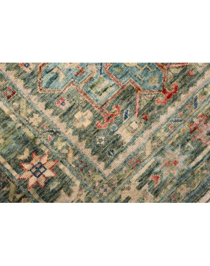 Tappeto Tribal Pakistan azzurro marrone 78x203