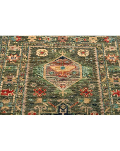 Tappeto Tribal Pakistan azzurro marrone 78x203