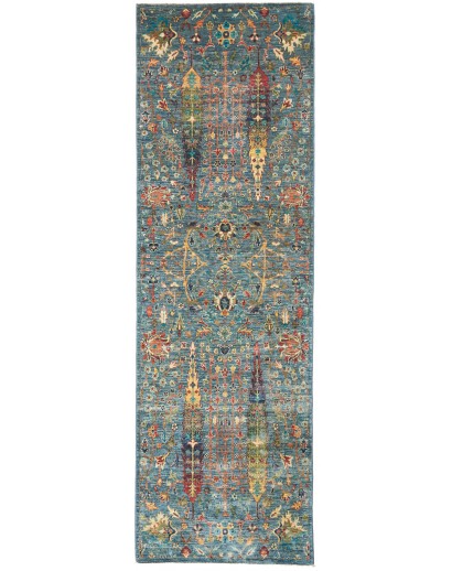 Tappeto Shahi Fine Pakistan bianco marrone 77x243
