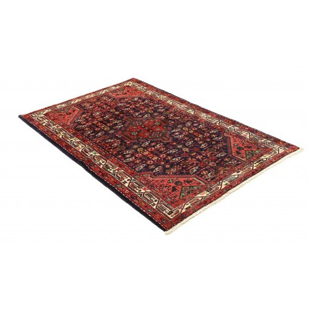 Tappeto Hamadan Persia grigio giallo 109x162