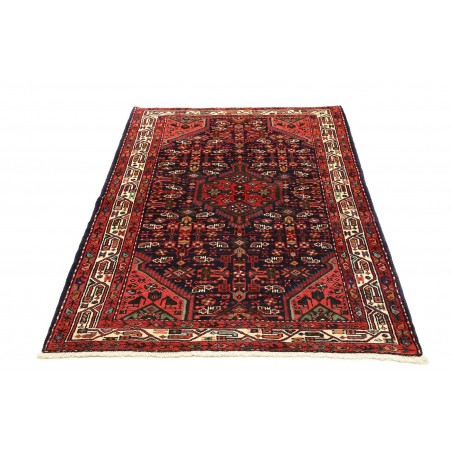 Tappeto Hamadan Persia grigio giallo 109x162