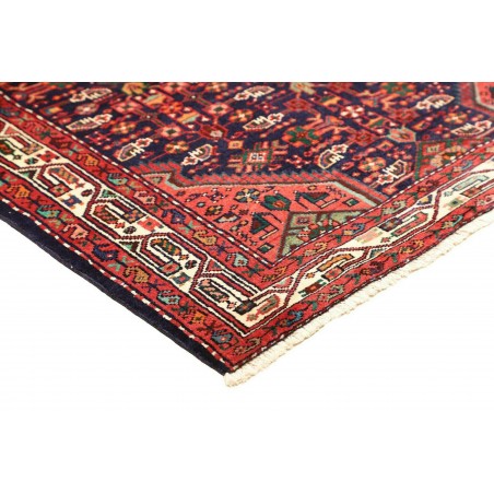 Tappeto Hamadan Persia grigio giallo 109x162