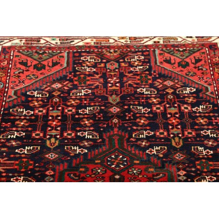 Tappeto Hamadan Persia grigio giallo 109x162