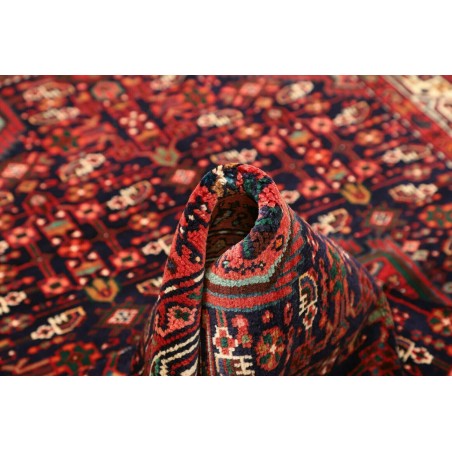 Tappeto Hamadan Persia grigio giallo 109x162