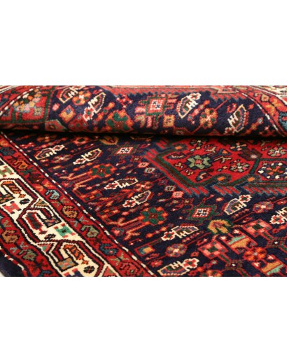 Tappeto Hamadan Persia grigio giallo 109x162