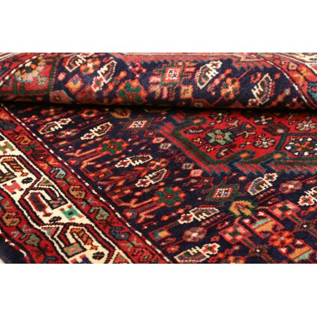 Tappeto Hamadan Persia grigio giallo 109x162