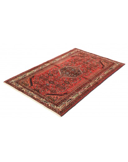 Tappeto Hamadan Persia marrone giallo 102x157