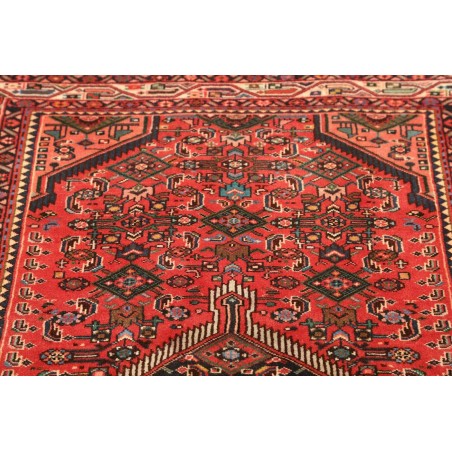 Tappeto Hamadan Persia marrone giallo 102x157