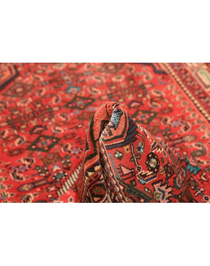 Tappeto Hamadan Persia marrone giallo 102x157