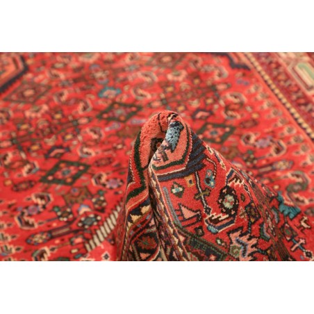 Tappeto Hamadan Persia marrone giallo 102x157