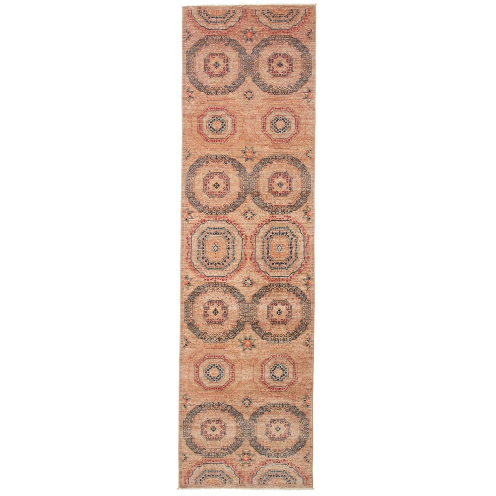 Tappeto Mamlouk Pakistan marrone 81x296 Tappeto Mamlouk Pakistan marrone 81x296