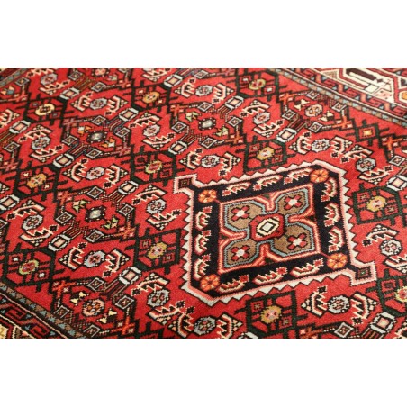 Tappeto Hamadan Persia marrone giallo 101x153