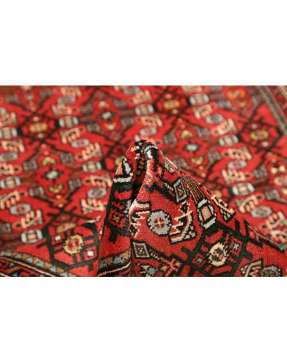 Tappeto Hamadan Persia marrone giallo 101x153