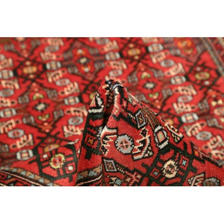 Tappeto Hamadan Persia marrone giallo 101x153