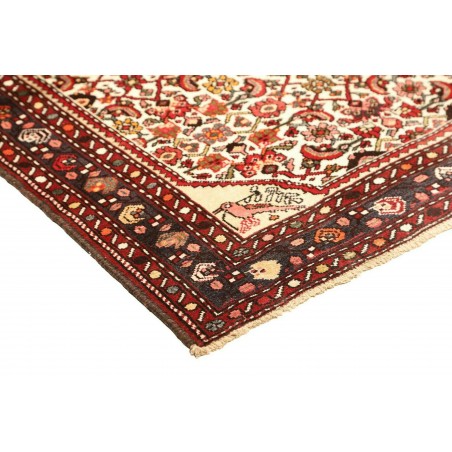 Tappeto Hamadan Persia verde giallo 110x144