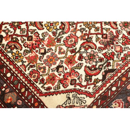 Tappeto Hamadan Persia verde giallo 110x144