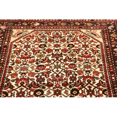 Tappeto Hamadan Persia verde giallo 110x144