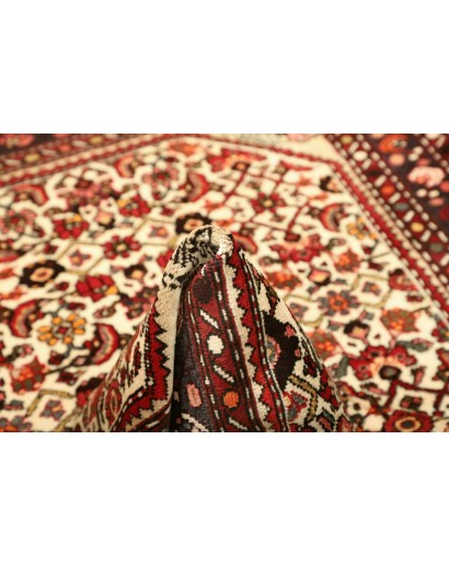 Tappeto Hamadan Persia verde giallo 110x144