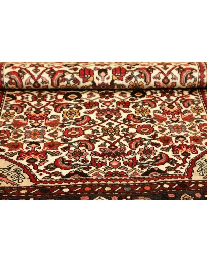 Tappeto Hamadan Persia verde giallo 110x144