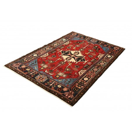 Tappeto Hamadan Persia grigio marrone 114x165