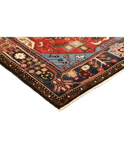 Tappeto Hamadan Persia grigio marrone 114x165