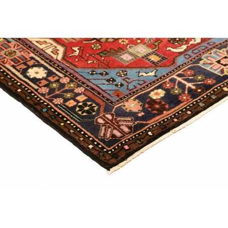 Tappeto Hamadan Persia grigio marrone 114x165