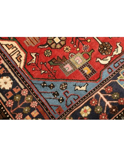 Tappeto Hamadan Persia grigio marrone 114x165