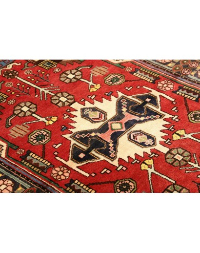 Tappeto Hamadan Persia grigio marrone 114x165