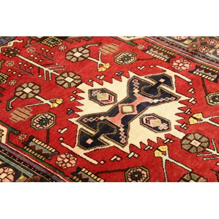 Tappeto Hamadan Persia grigio marrone 114x165