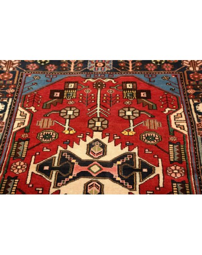 Tappeto Hamadan Persia grigio marrone 114x165