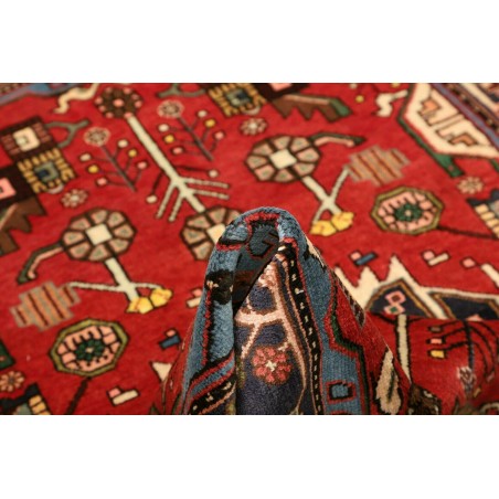 Tappeto Hamadan Persia grigio marrone 114x165